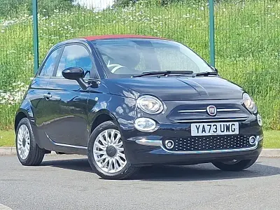 Used Fiat 500C 70 HP (51 kW) 2023 Black Cabriolet