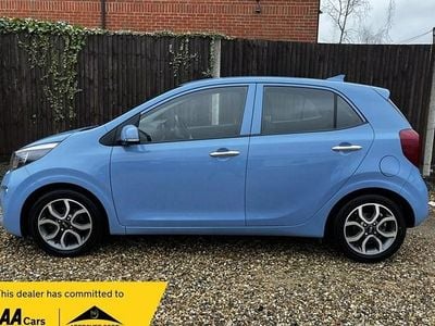 Used Kia Picanto 84 HP (61 kW) 2018 Blue Hatchback