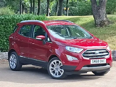 Used Ford Ecosport Titanium 100 HP (73 kW) 2018 Red SUV