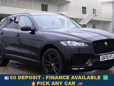 Black Used 2020 Jaguar F-Pace Chequered Flag SUV | £20,849 (Fair price)