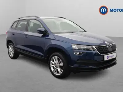 Used Skoda Karoq SE Technology 150 HP (110 kW) 2021 Blue SUV