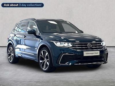 Used VW Tiguan R-line 150 HP (110 kW) 2022 Blue SUV
