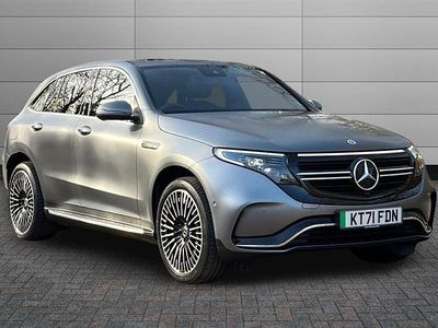 Used Mercedes EQC400 AMG Line Premium 300 kW (408 HP) 2021 Selenite grey SUV