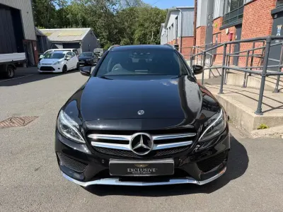 Used Mercedes C220 Edition 2018 Black Estate