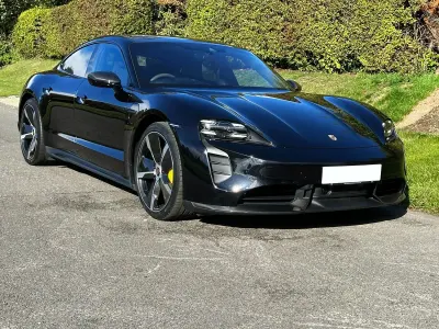 Used Porsche Taycan Performance Package 559 kW (761 HP) 2021 Black Sedan