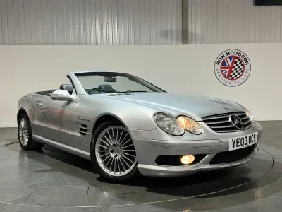 Used Mercedes SL55 AMG AMG 476 HP (350 kW) 2003 Silver Cabriolet