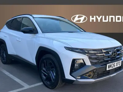 New Hyundai Tucson Blackline 239 HP (175 kW) 2026 Special solid  atlas white SUV