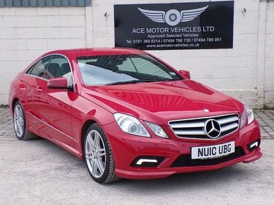 Used Mercedes E350 2010 Red Coupe