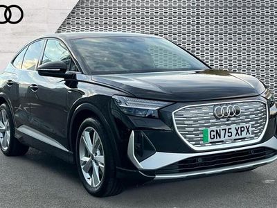 Black Used 2025 Audi Q4 Sportback e-tron S-Line SUV | £35,995 (Good price)