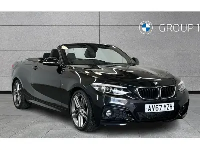 Begagnad BMW 225 M Sport 224 HK (164 kW) 2017 Svart Cab
