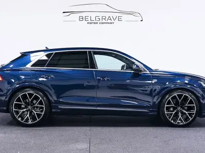 Used Audi Q8 S-Line 340 HP (250 kW) 2023 Blue SUV