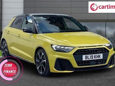 Used Audi A1 Sportback S-Line 150 HP (110 kW) 2019 Yellow Hatchback