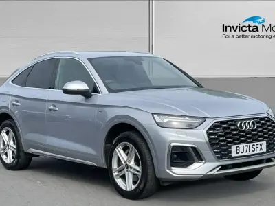 Used Audi Q5 S-Line 204 HP (150 kW) 2021 Silver SUV