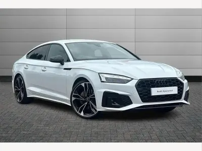 Used Audi A5 Black Edition 204 HP (150 kW) 2024 White Hatchback