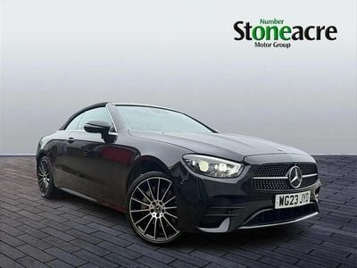 Used Mercedes E400 AMG line 325 HP (239 kW) 2023 Black Cabriolet