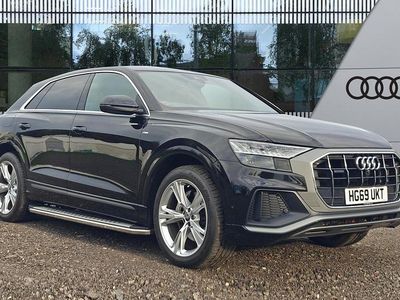 Black Used 2020 Audi Q8 S-Line SUV | £32,490 (Fair price)