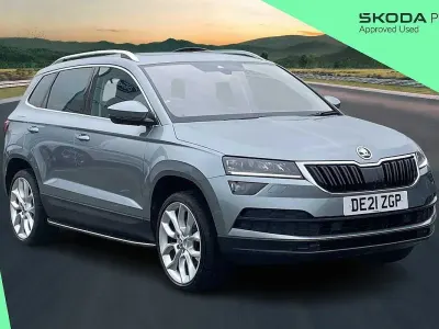 Used Skoda Karoq 110 HP (80 kW) 2021 Business grey metallic SUV