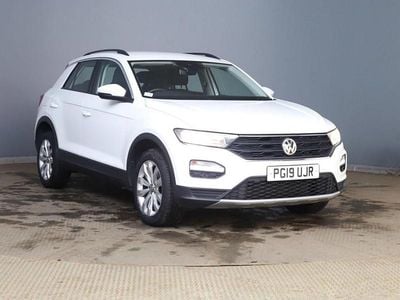 Used VW T-Roc SE 115 HP (84 kW) 2019 White SUV
