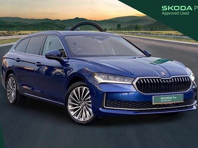 Used Skoda Superb 200 HP (147 kW) 2025 Blue Estate