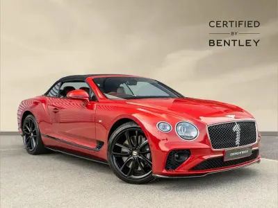 Used Bentley Continental GT Convertible 625 HP (459 kW) 2020 Red Cabriolet