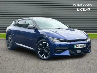 Begagnad Kia EV6 GT-Line 166 kW (226 HK) 2024 Blå SUV