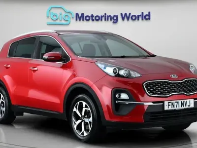 Used Kia Sportage 136 HP (100 kW) 2021 Red SUV