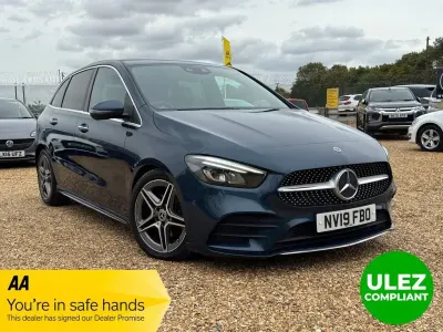 Used Mercedes B180 AMG Line Premium 116 HP (85 kW) 2019 Blue Hatchback