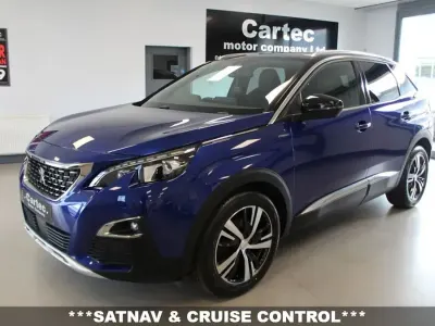 Used Peugeot 3008 GT-line 130 HP (95 kW) 2018 Blue SUV