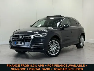 Used Audi Q5 S-Line 190 HP (139 kW) 2020 Blue SUV