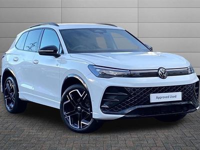 Pure white Used 2025 VW Tiguan R-line SUV | £33,150 (A bit pricey)