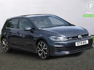 Used VW Golf VII GTD 184 HP (135 kW) 2019 Blue Hatchback