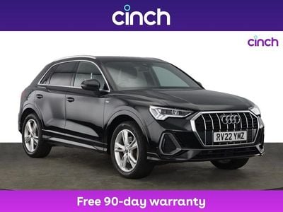 Black Used 2022 Audi Q3 S-Line SUV | £23,499 (Good price)