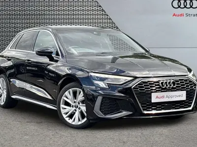Used Audi A3 Sportback e-tron S-Line 204 HP (150 kW) 2021 Black Hatchback