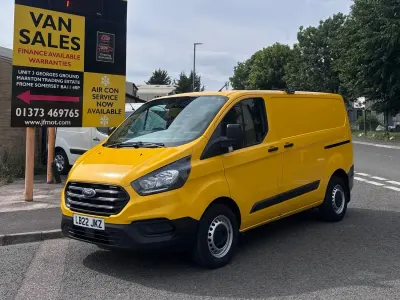 Used Ford Transit Custom 130 HP (95 kW) 2022 Yellow Van