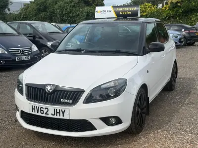 Used Skoda Fabia vRS 2012 White Hatchback
