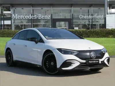 Used Mercedes EQE350 AMG line 214 kW (292 HP) 2025 White Sedan