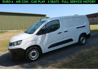 Used Peugeot Partner Premium 131 HP (96 kW) 2023 White MPV