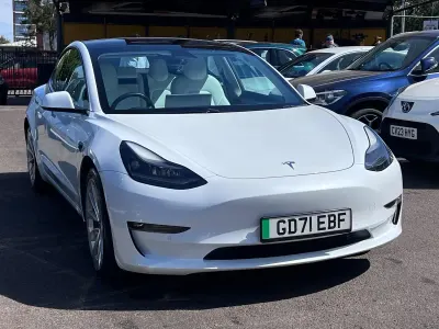 Used Tesla Model 3 Long Range AWD 366 kW (498 HP) 2022 White Sedan