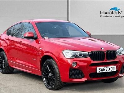 Used BMW X4 M Sport 190 HP (139 kW) 2017 Red SUV