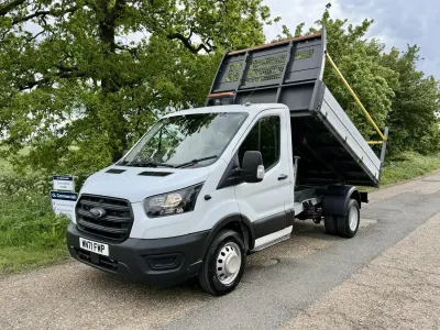 Second-hand Ford Transit S 130 CP (95 kW) 2021 Alb Cabrio