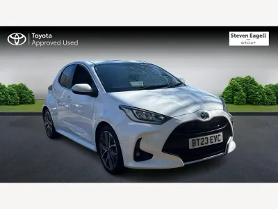Used Toyota Yaris Hybrid 2023 White Hatchback