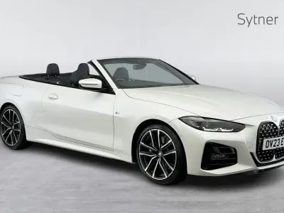 Used BMW 420 M Sport 181 HP (133 kW) 2023 White Cabriolet