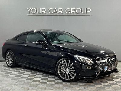 Used Mercedes C250 AMG line 204 HP (150 kW) 2016 Black Coupe