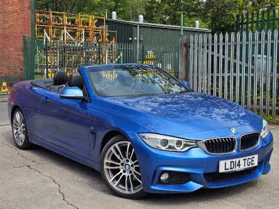 Usado BMW 420 M Sport 2014 Azul Cabrios
