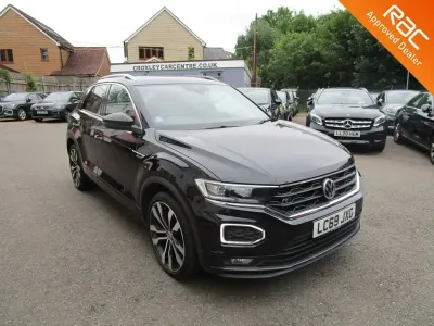 Used VW T-Roc R-line 150 HP (110 kW) 2019 Black SUV