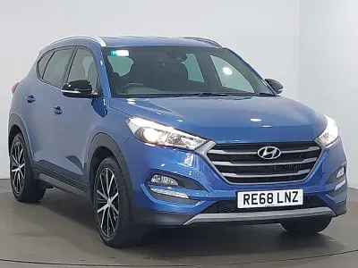Used Hyundai Tucson GO! 177 HP (130 kW) 2018 Blue SUV