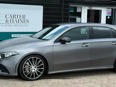 Used Mercedes A35 AMG Premium 306 HP (225 kW) 2021 Grey Hatchback