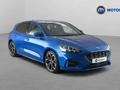 Used Ford Focus ST-Line X 125 HP (91 kW) 2021 Blue Hatchback