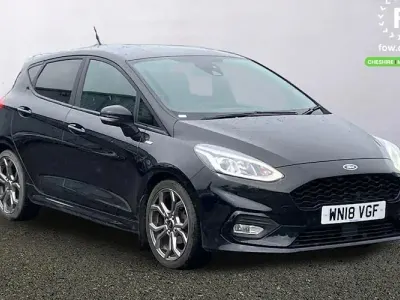 Używany Ford Fiesta ST-Line X 101 KM (74 kW) 2018 Czarny Hatchback