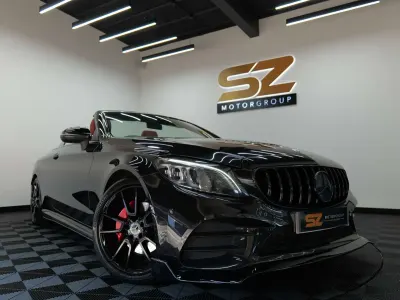 Used Mercedes C200 AMG Line Premium 181 HP (133 kW) 2018 Black Cabriolet